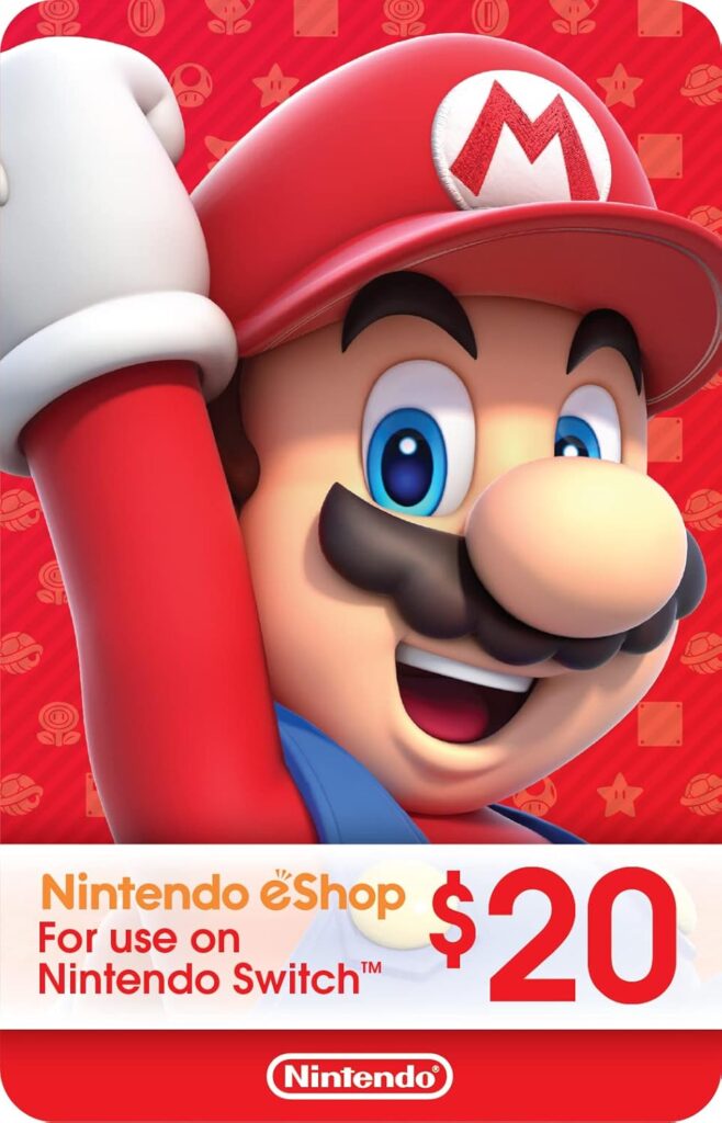 Nintendo Eshop Gift Card – 20 Dolares – USA