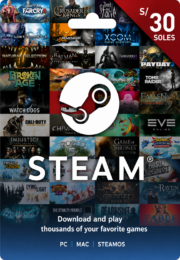 Steam Card – 030 Soles – PERU