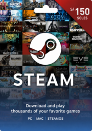 Steam Card – 150 Soles – PERU